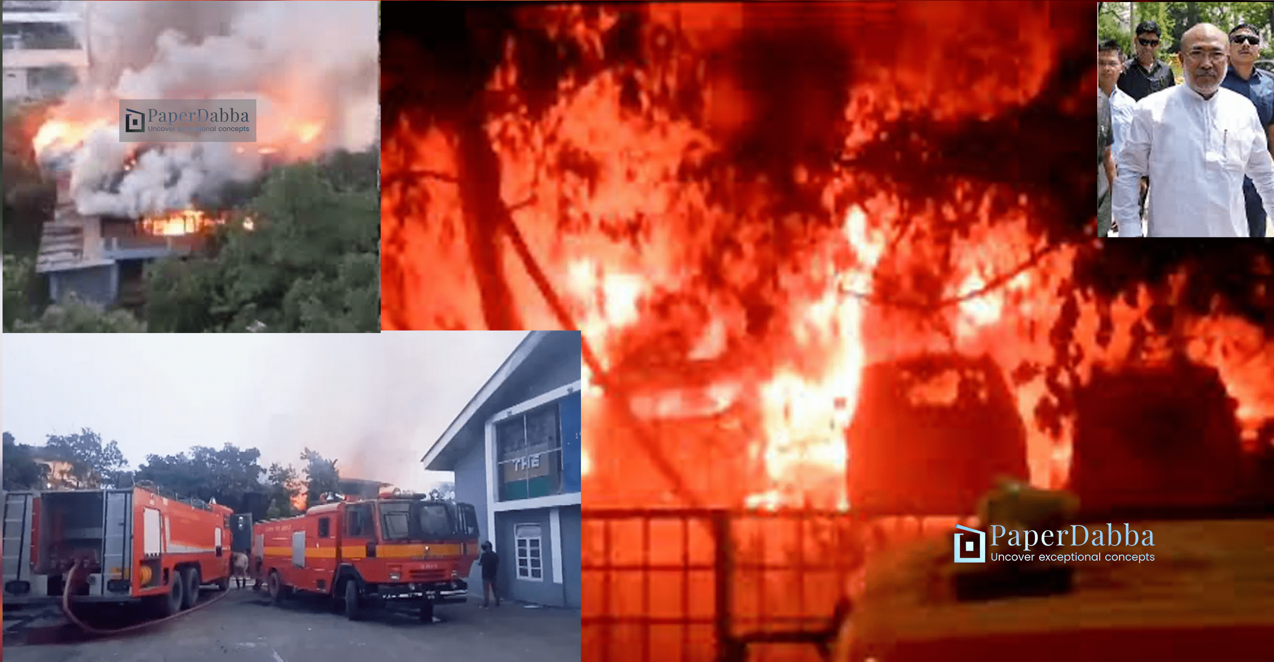 Fire Breaks Out Near Manipur Cm Biren Singh'S Bungalow, No Damage Reported 15