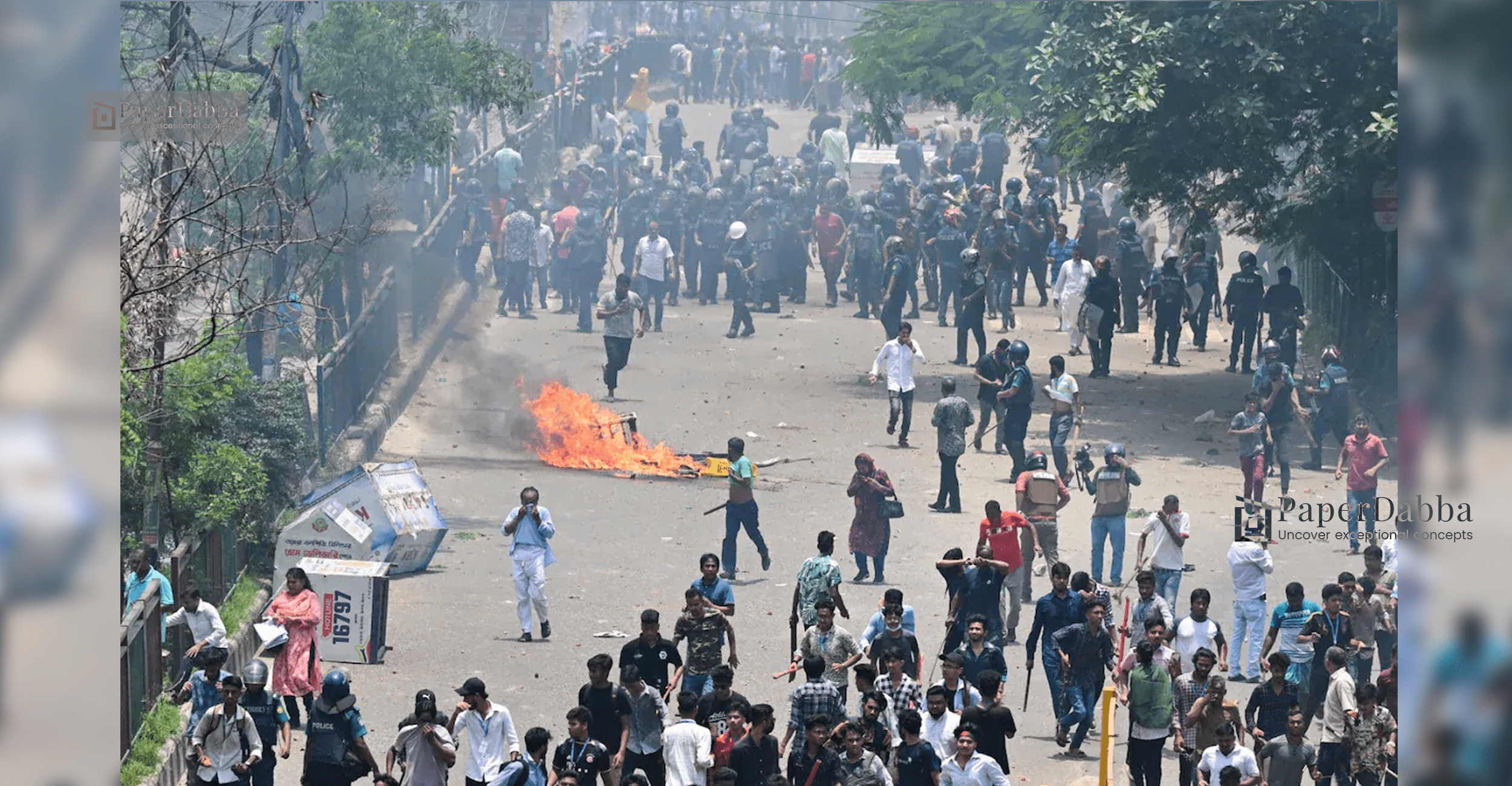 Bangladesh Unrest: 32 Dead As Protesters Torch State Tv Hq 59