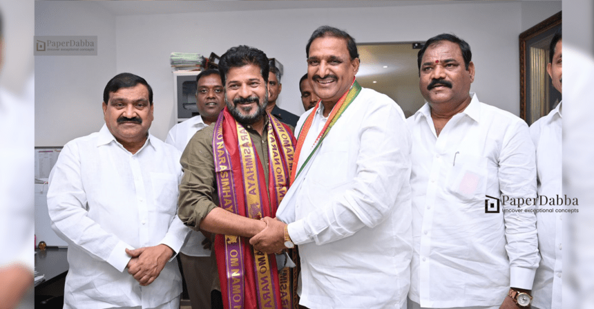 Brs Mla Arikapudi Gandhi Joins Congress With Strong Support