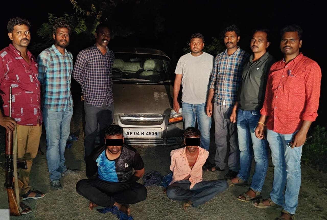 Task Force Stops Smugglers In Seshachalam Forest: Two Arrested 31