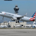 A Plane Taking Off From A Runway