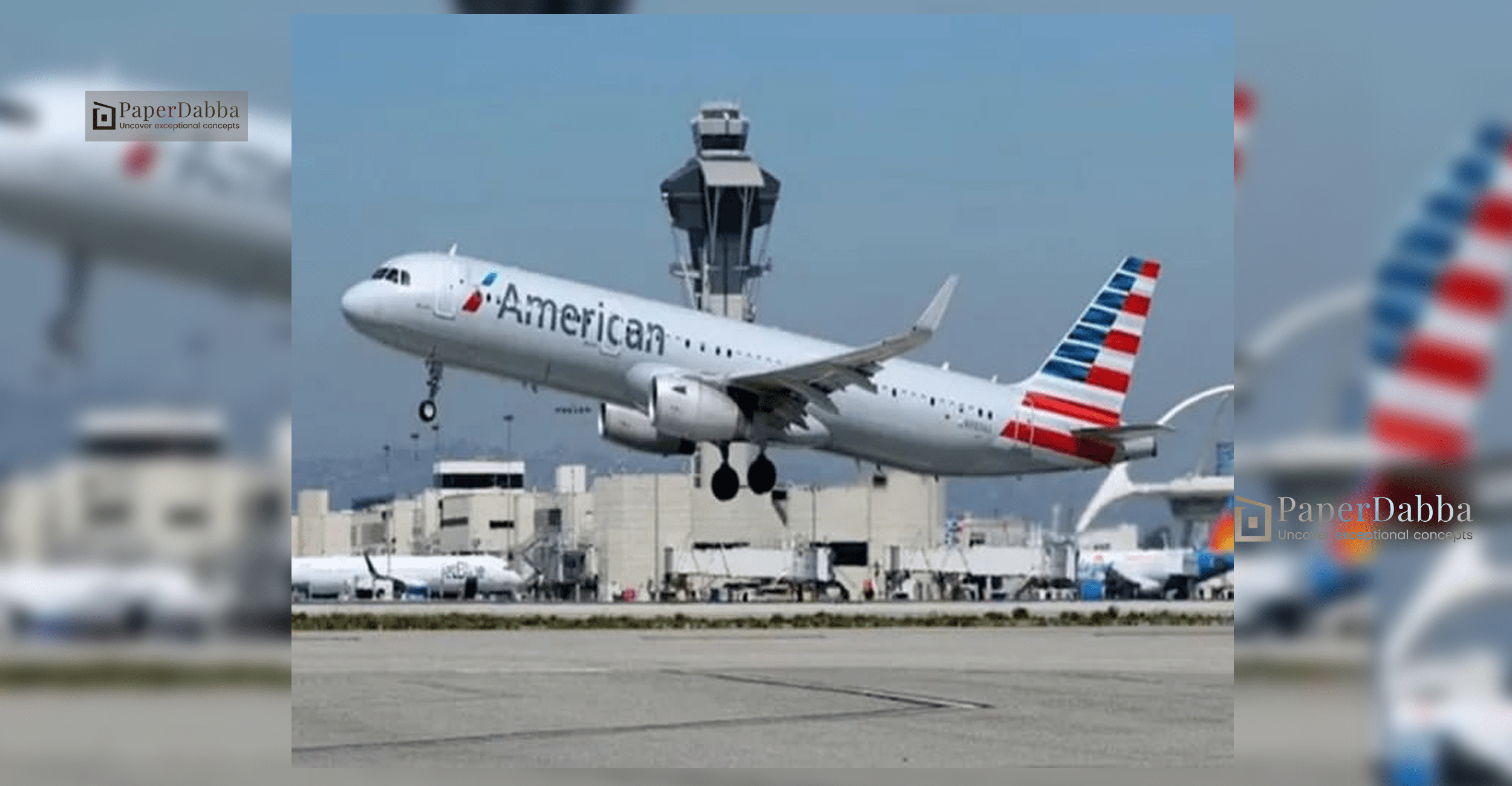 A Plane Taking Off From A Runway