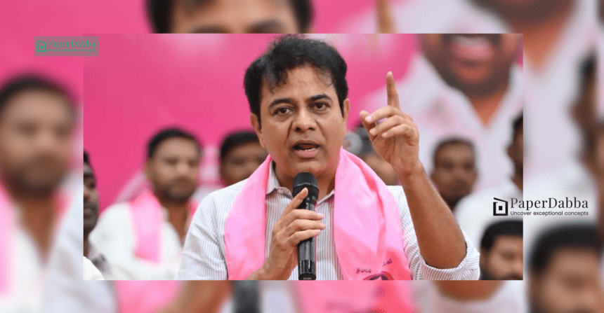 Ktr Slams Revanth Reddy For Comments On Unemployed Youth And Students 1